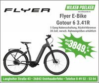E-Bike Flyer Gotour 6 3.41R REDUZIERT Wave Damen Anthrazit Bosch Niedersachsen - Ostrhauderfehn Vorschau