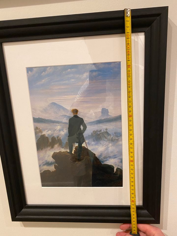 Bild „Wanderer über dem Nebelmeer“ Caspar David Friedrich in Hamburg