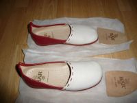 Bär Schuh Leder Commoda weiß rot Gr. 5 / 38 Halbschuh Slipper Dresden - Dresden-Plauen Vorschau