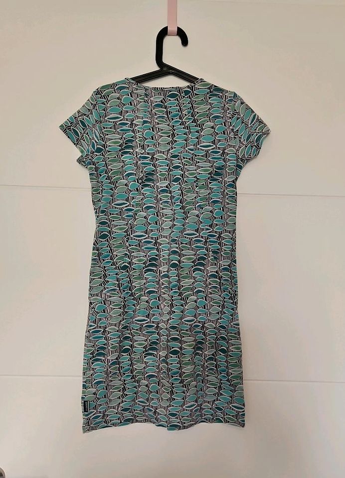 Jako-o Shirt Kleid 140/146 türkis blau in Eggenstein-Leopoldshafen