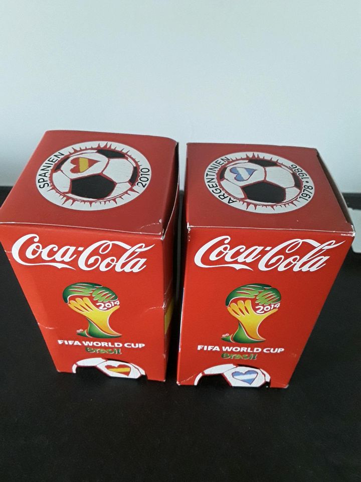 Coca-Cola Fußball Weltmeister Gläser 2 Stück NEU in Detmold
