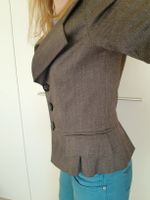 Gr. 36 - 38 Zara Damen Blazer Schösschen grau schwarz braun Essen - Essen-Ruhrhalbinsel Vorschau