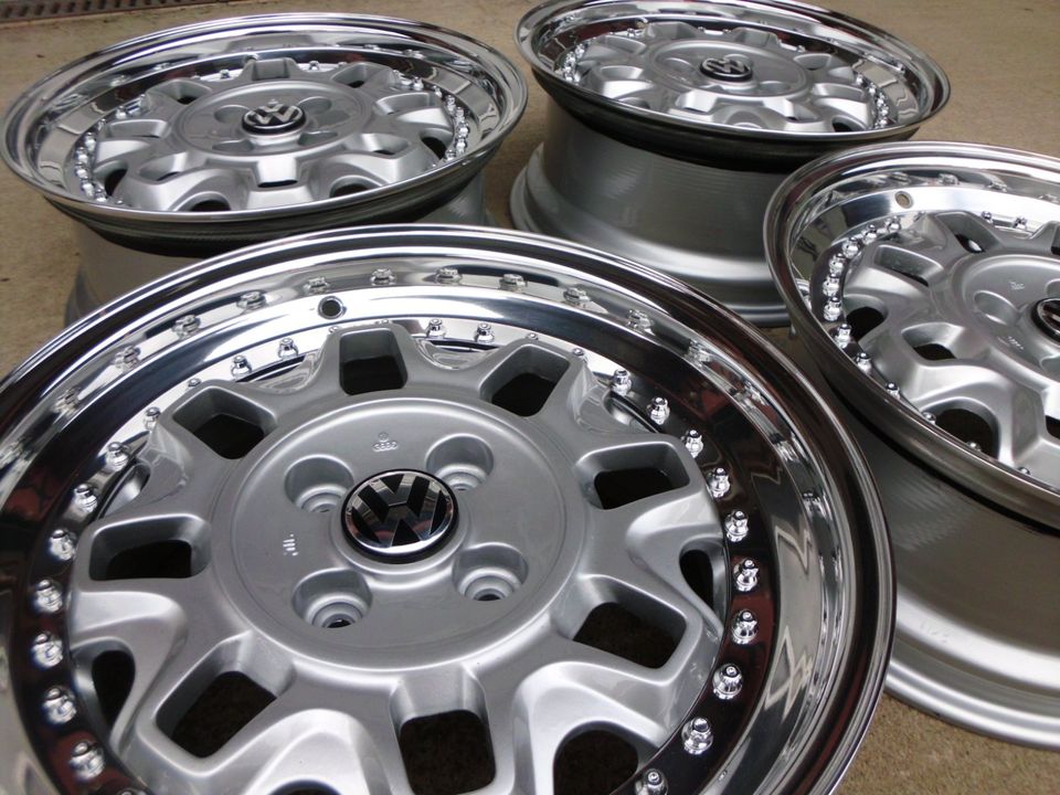 16" Felgen Waffeleisen Audi - VW  3teil. - LK.4x100 in Kölleda