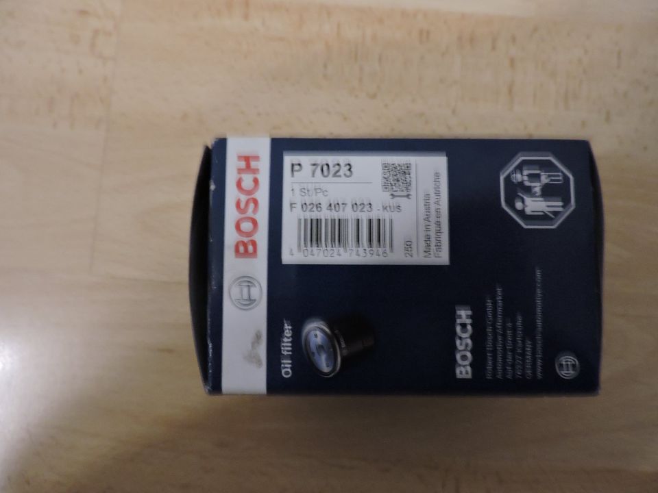 BOSCH P7023 Ölfilter für VW AUDI SEAT SKODA TDI MOTOREN in Rheinfelden (Baden)