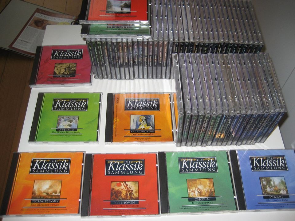 Musik: 62 wertige Klassik-CDs mit ausführlicher Beschreibung in Marxzell