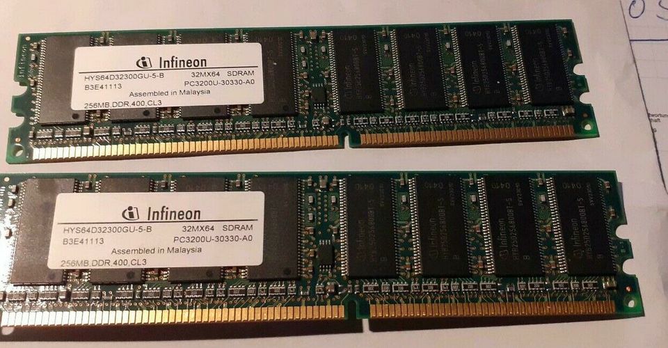 DDR 400 Ram Speicher 2x512, 2x256 in Flensburg