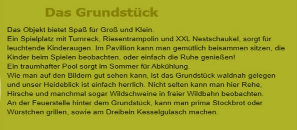 Ferienhaus mit Pool - Dübener Heide - 1 Woche Erholungsurlaub in Kemberg