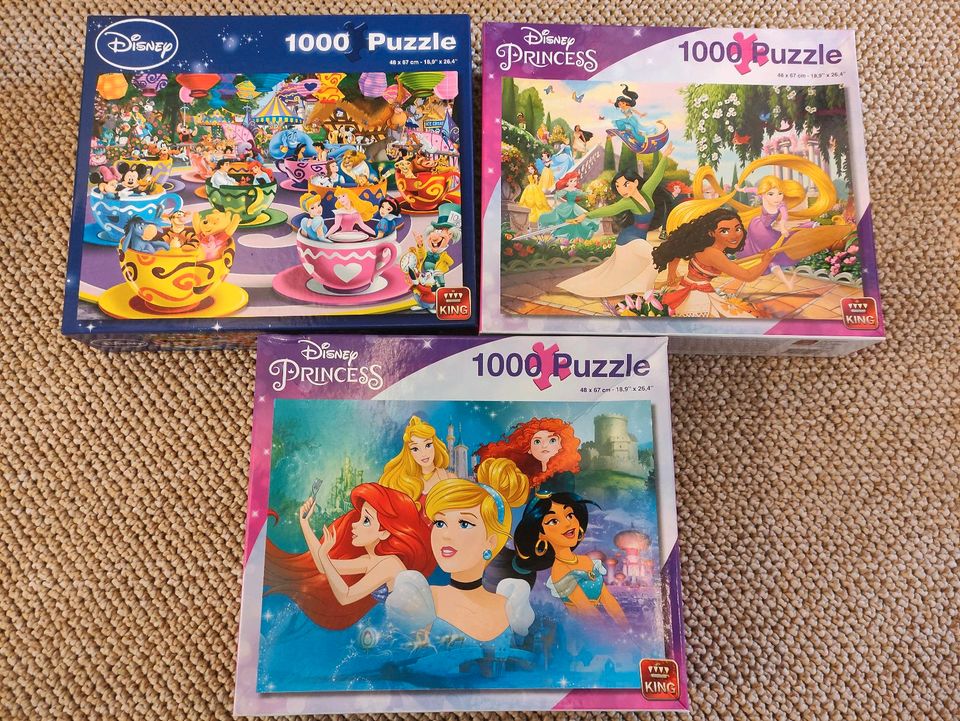 Puzzle 1000 Teile Schmidt Ravensburger Clementoni Disney bunt in Wendisch Evern