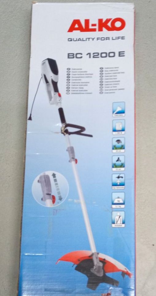MOTORSENSE ALCO BC-1200 E mit 2 er Fadenschneider + Schneidmesser in Schöllbronner Mühle