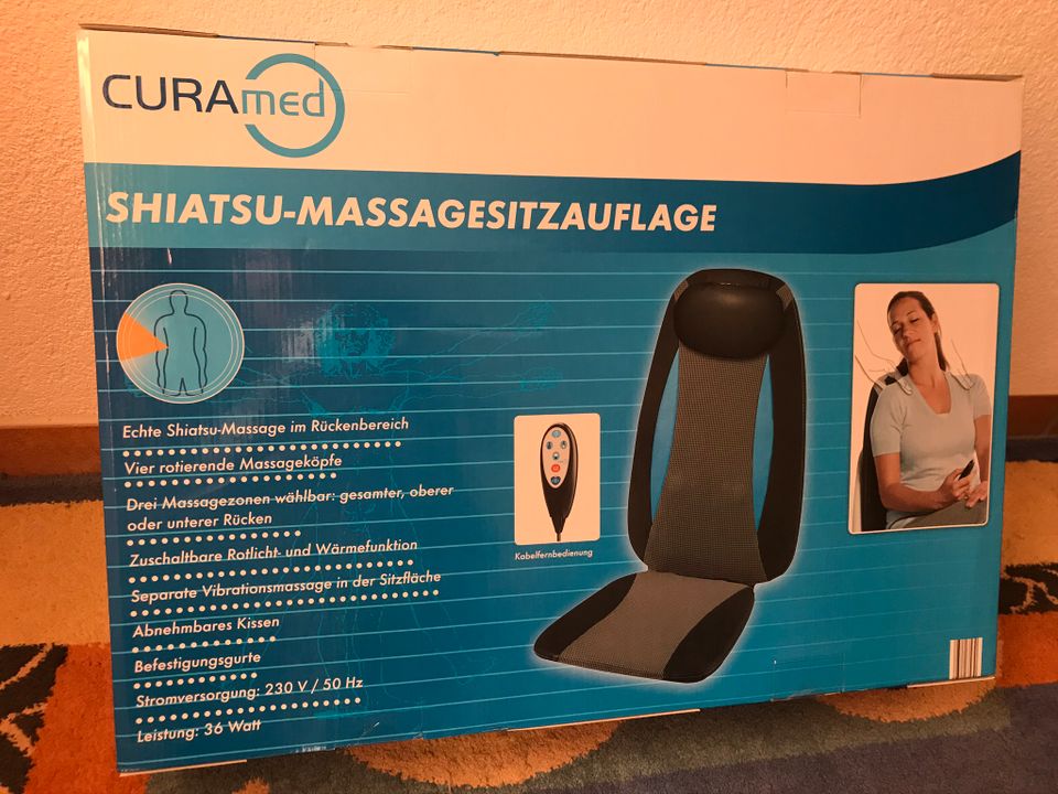CURAmed Shiatsu Massageauflage Massagesitz in Babenhausen