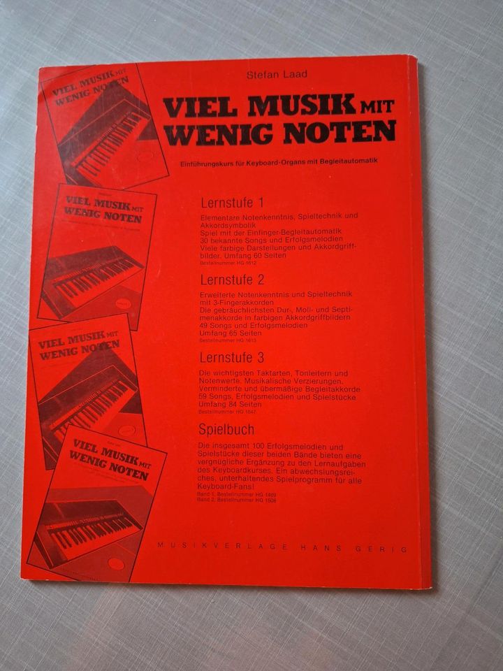 Viel Musik mit wenig Noten - Keyboard Kurs Lernstufe 2 in Selb