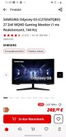samsung Odyssey g5 monitor wqhd 144hz 1ms Bayern - Marktbreit Vorschau