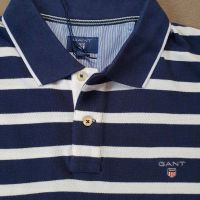 Neu Gant Poloshirt T-Shirt Herren blau weiß gestreift Gr. L Nordrhein-Westfalen - Schwerte Vorschau