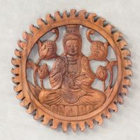 Wandbild Wanddeko Rund Mandala Guan Yin Deko 30 cm Bochum - Bochum-Wattenscheid Vorschau