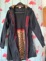 Regenjacke S/M schwarz/leoprint Dresden - Wilschdorf Vorschau