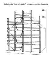 Giebelgerüst RUX S65, 113qm, gebraucht mit BG Zulassung Sachsen-Anhalt - Halle Vorschau