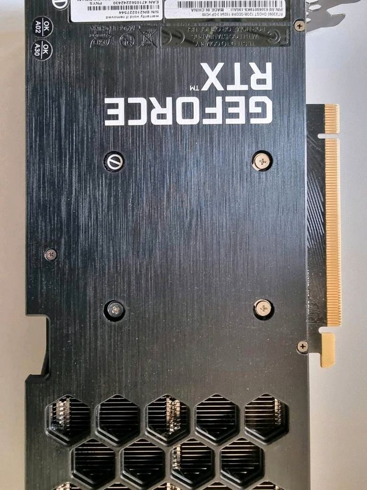 rtx3060 ghost 12gb gddr6 192bit 3 DP HDMI in Reutlingen