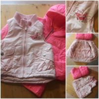 Mädchen Set Jacke und Weste Gr. 98 pink orange rosa Schmetterling Kr. München - Kirchheim bei München Vorschau