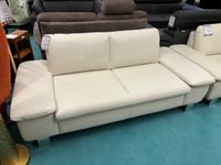 WSV 2-Sitzer / Sofa / Sitzelement Echtleder Creme statt 1759€ Sachsen-Anhalt - Zeitz Vorschau