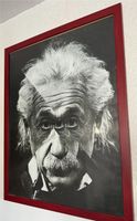 Albert Einstein Poster im Holz Bilderrahmen circa 75x61cm Bild Bayern - Neunkirchen am Sand Vorschau