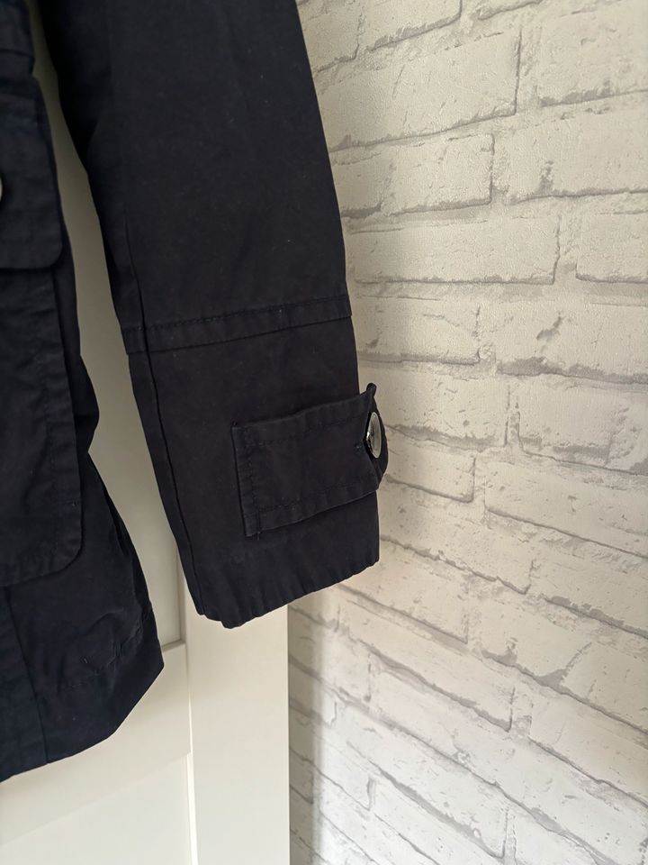 Jacke Parka Übergangsjacke Mantel Mexx Gr. 38 dunkelblau in Lutzingen