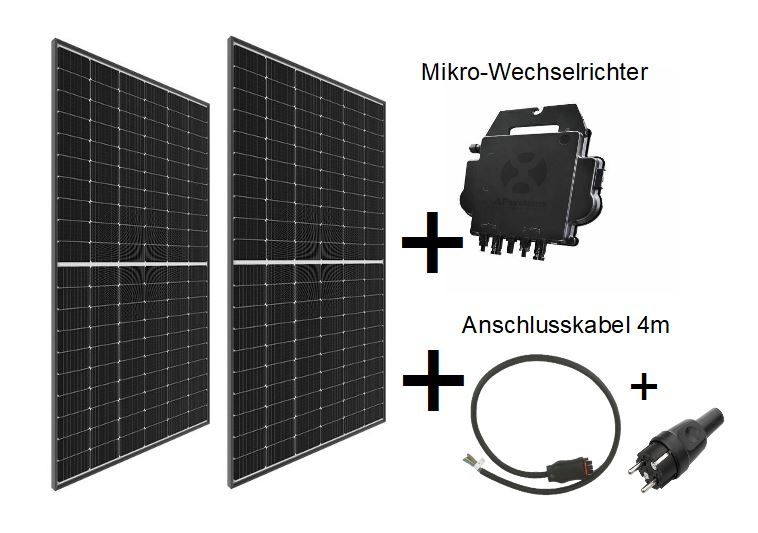 Balkonkraftwerk 840/600 W, ap system / Ja Solar in Gießen