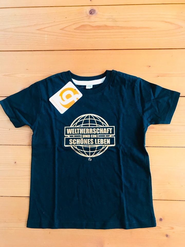 Neues T-Shirt "Weltherrschaft" in Krailling