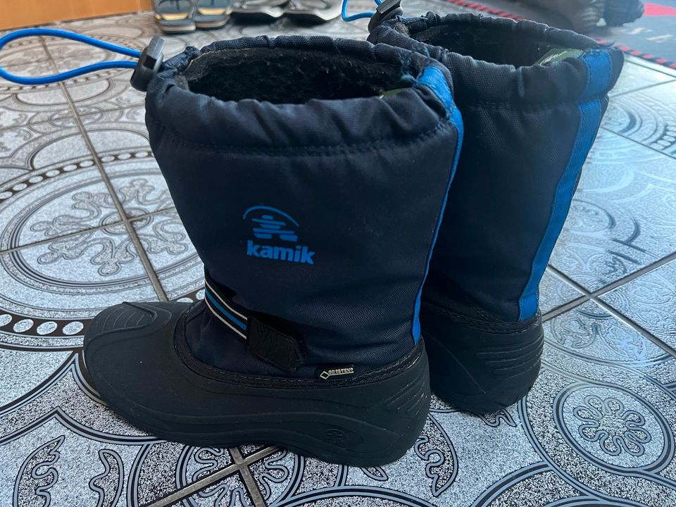 Kamik Winterstiefel Gr.35 -blau - Gore-Tex - warm& dicht in Großpösna