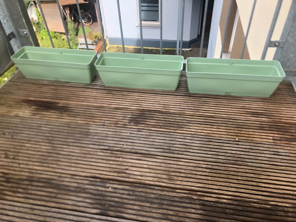 3 Pflanzkästen  Balkonkästen 50 x 15 x 15 cm in Mönchengladbach