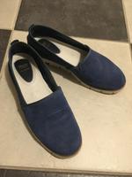Schuhe aus Leder blau mit Flexsohle von Bata Mokassins Niedersachsen - Rastede Vorschau