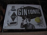 Blechschild Gin Tonic Deko Dortmund - Brackel Vorschau