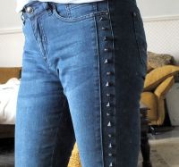 neuwertige coole Alba Moda Jeans mit Nieten NP139 € Gr.38 Nordrhein-Westfalen - Hiddenhausen Vorschau