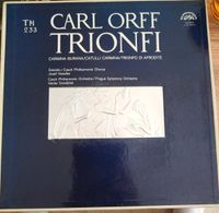 Verkaufe Carl Orf Trionf Schallplatte 3 set Sachsen - Crimmitschau Vorschau