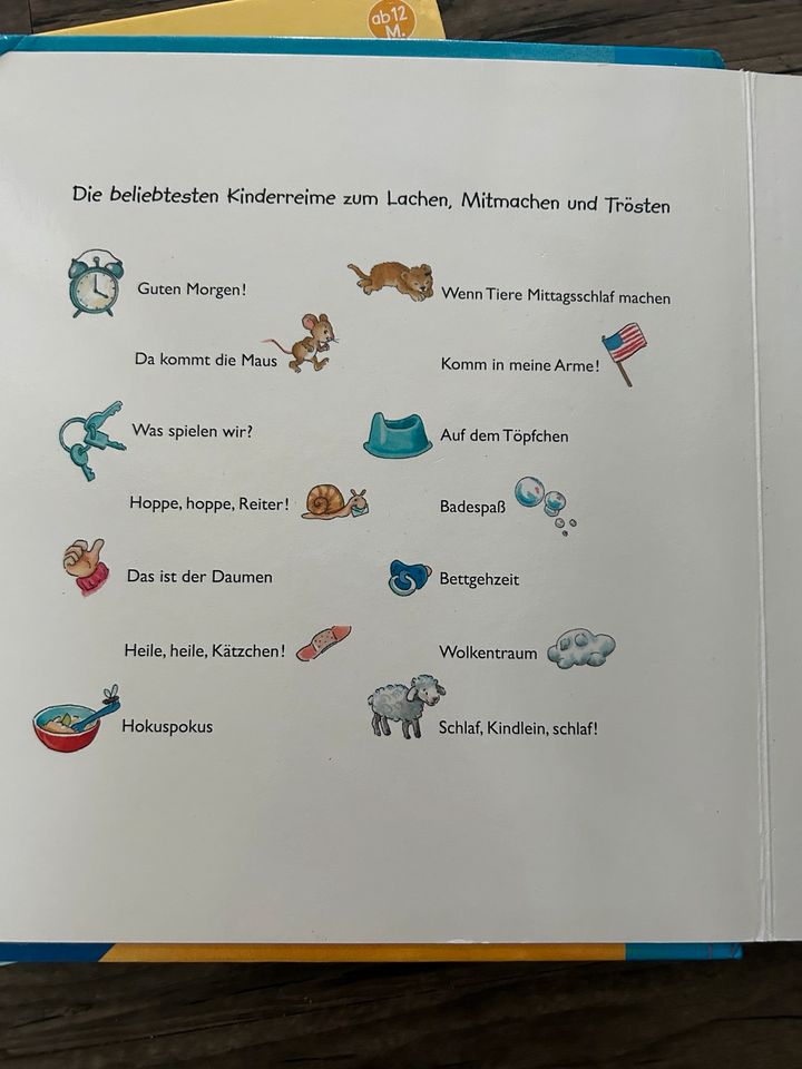 Bücher meine ersten Fingerspiele/Kinderreime in Haselund