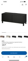 IKEA Besta Tv Bank mit Glasscheibe in schwarzbraun Berlin - Lichterfelde Vorschau