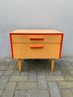 Mid Century Modernist Nachttisch Schränkchen orange Vintage Schleswig-Holstein - Kiel Vorschau