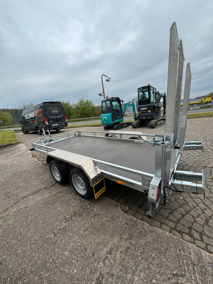 Humbaur HS353516 Profi 3,5t Baumaschinentransporter Zuladung 2800 kg Neu Finanzierung Leasing Mietkauf Langzeitmiete in Meisenheim