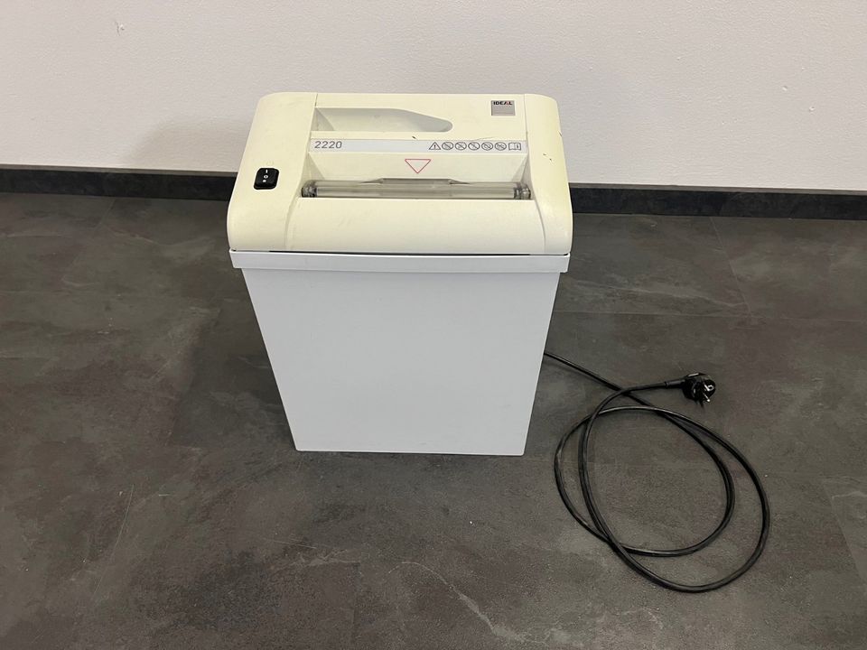 Ideal 2220 Schredder Shredder Aktenvernichter Papierschredder in Bayern -  Großwallstadt | Büromöbel gebraucht kaufen | eBay Kleinanzeigen ist jetzt  Kleinanzeigen