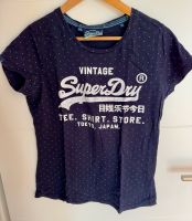 Superdry Shirt in blau mit weißen Punkten XL Rheinland-Pfalz - Böhl-Iggelheim Vorschau