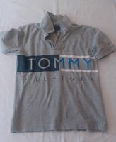 Poloshirt Tommy Hilfiger grau 12/14 152/164 sehr gut erhalten Bayern - Olching Vorschau