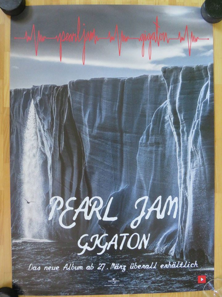 PEARL JAM 2020 PROMO POSTER - GIGATON DIN A1 CD LP Eddie Vedder in Gersdorf
