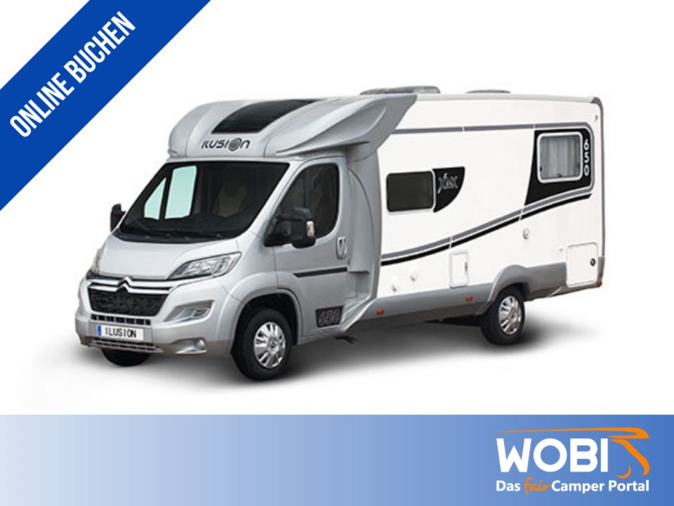 ✅Wohnmobil mieten |Hund |Teilintegriert |4 Pers |WOBI Nr 881 ab in Rödermark