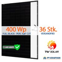 36x PV-Module TW Solar PERC 400 Wp Full Black VERSANDFREI Niedersachsen - Seelze Vorschau