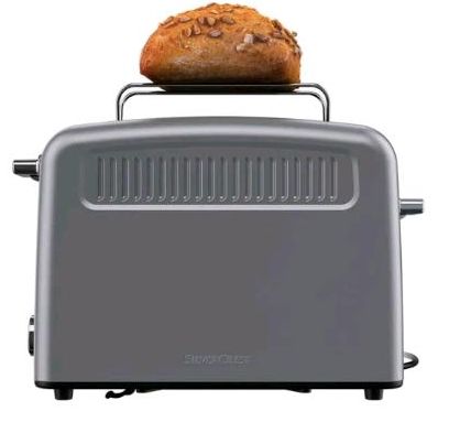 Toaster  anthrazit 2 Scheiben  Mit polierter Edelstahlfront in Hamburg