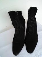 Schw. Stiefel / Stiefelette echtes Wild Leder, Größe 37 Hessen - Rüdesheim am Rhein Vorschau