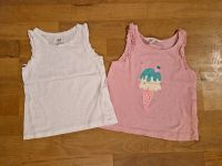 2x Mädchen H&M Sommershirt 98/104 Eis rosa weiß üni Hängerchen Nordrhein-Westfalen - Bergisch Gladbach Vorschau