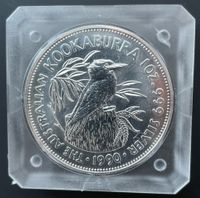 1 Unze Kookaburra 1990 Silber Australien Perth Mint, Erstausgabe Baden-Württemberg - Mühlacker Vorschau