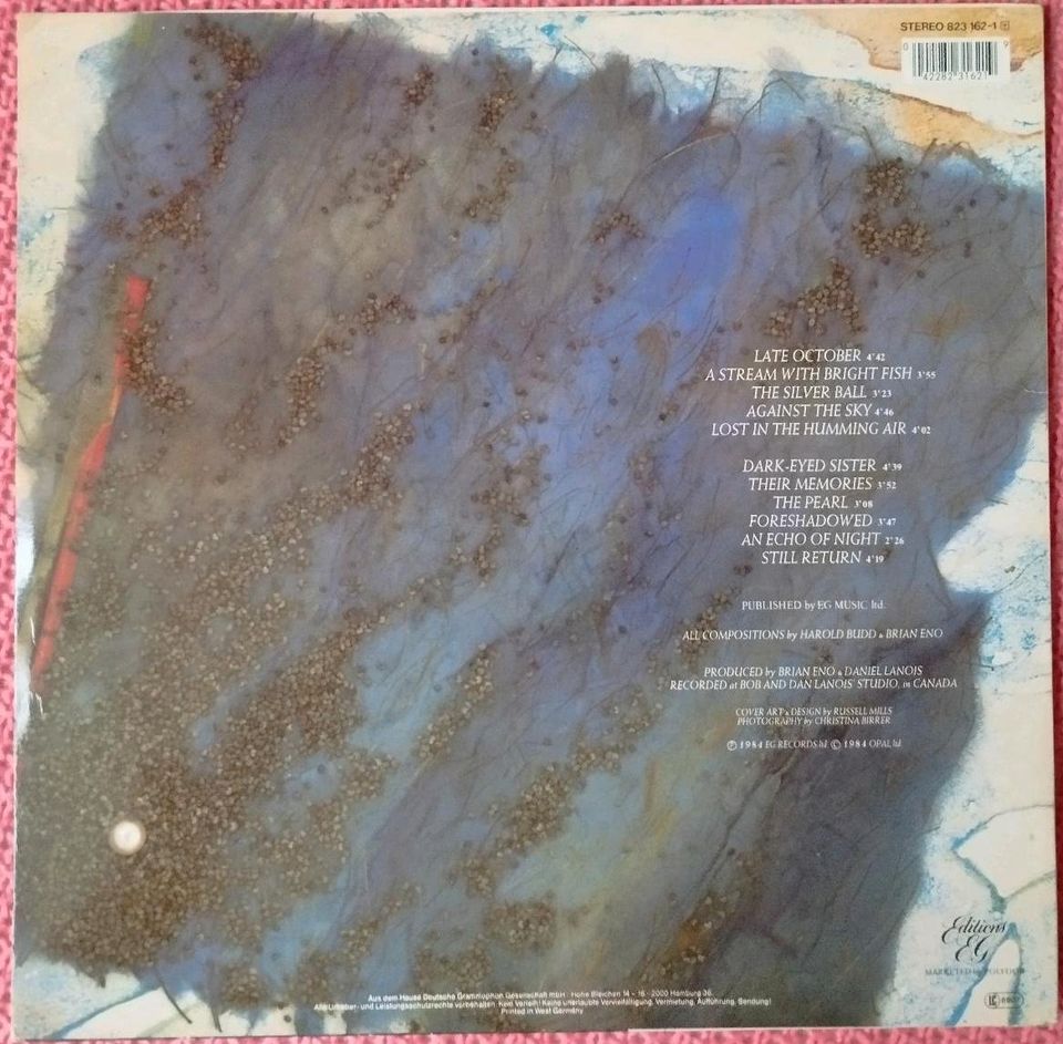 Brian Eno Harold Budd The Pearl Vinyl LP 1A-ZUSTAND in Dortmund