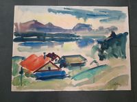 Hahn Alfred  Aquarell Chiemsee Frankfurt am Main - Gutleutviertel Vorschau