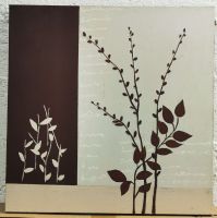 Leinwand "Poetischer Blütenzweig mit Worten", 60 x 60 x 3 cm Obergiesing-Fasangarten - Obergiesing Vorschau